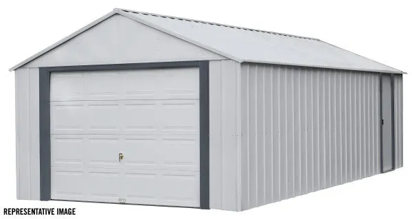 14x21 ft. Arrow Murryhill Storage Shed - Flute Grey