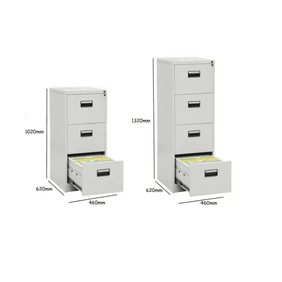 2 Metal Filing Cabinet - Combo Offer-CF Series