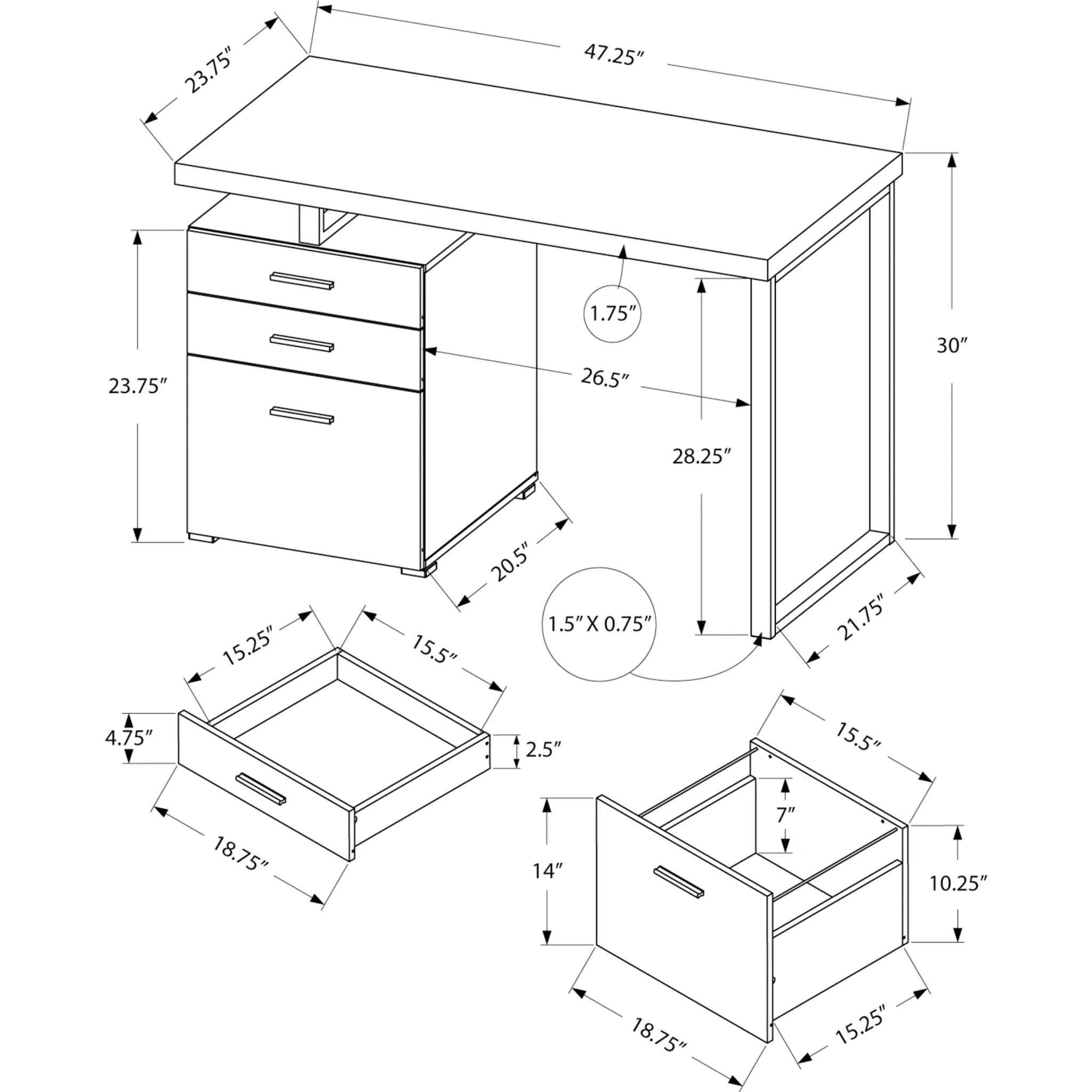 48" Desk