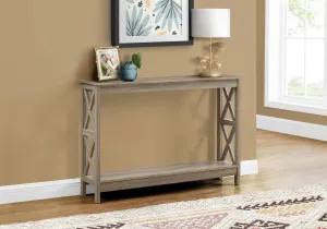 Accent Table - 48"L / Dark Taupe Hall Console