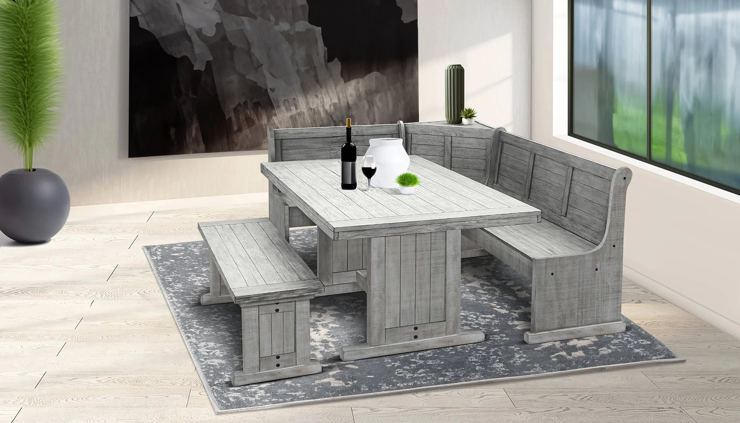 Alpine Grey Counter Height Dining Room Collection