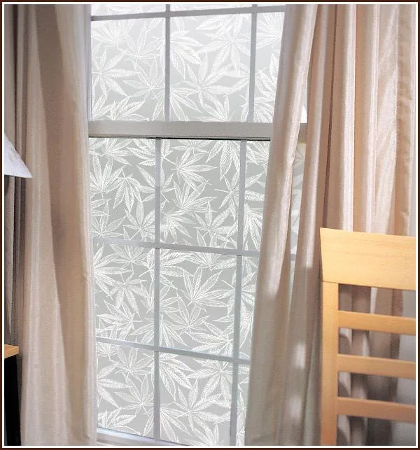 Amsterdam - Pot Leaf | Privacy Window Film (Static Cling)