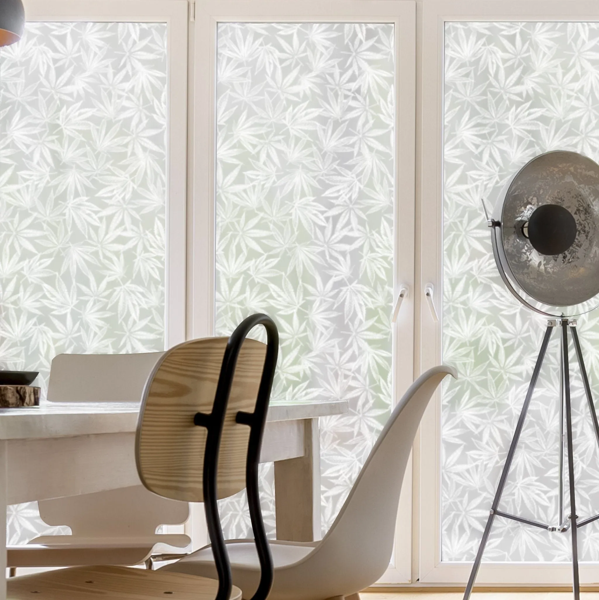 Amsterdam - Pot Leaf | Privacy Window Film (Static Cling)