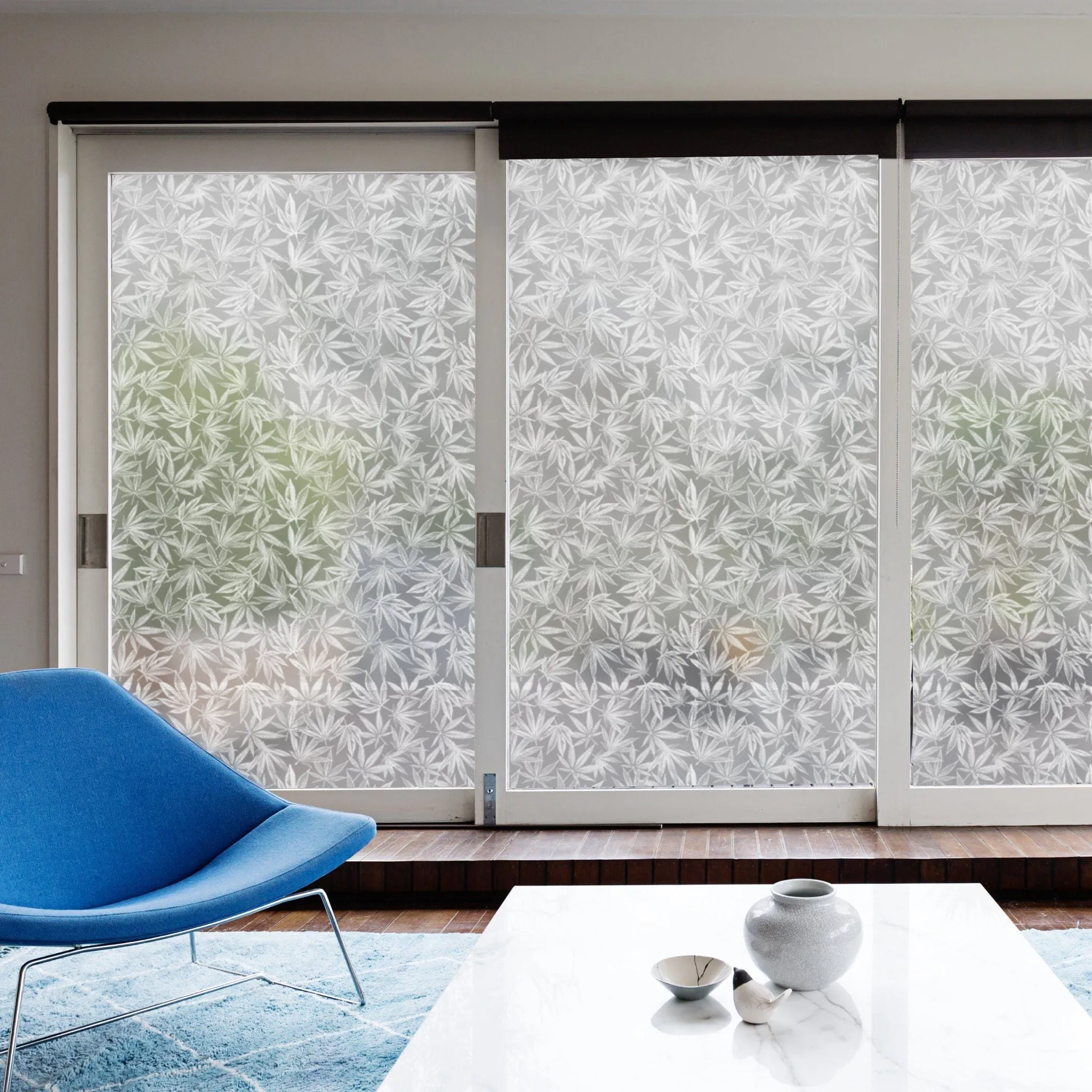 Amsterdam - Pot Leaf | Privacy Window Film (Static Cling)