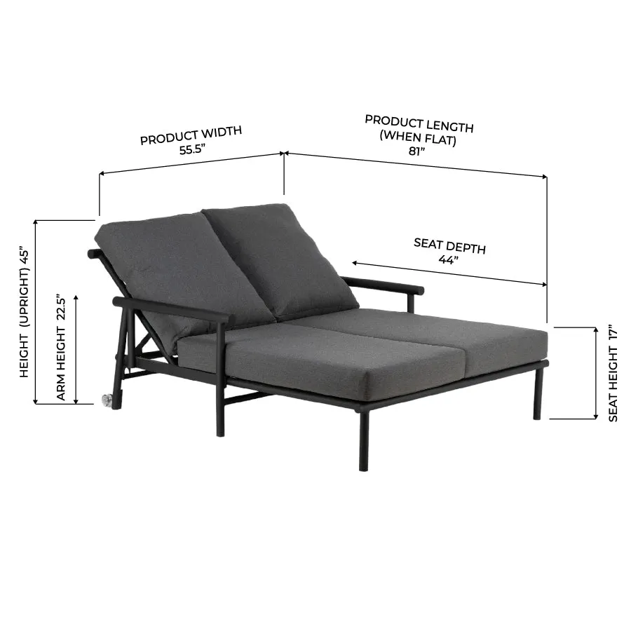 Andreas Double Chaise Lounge