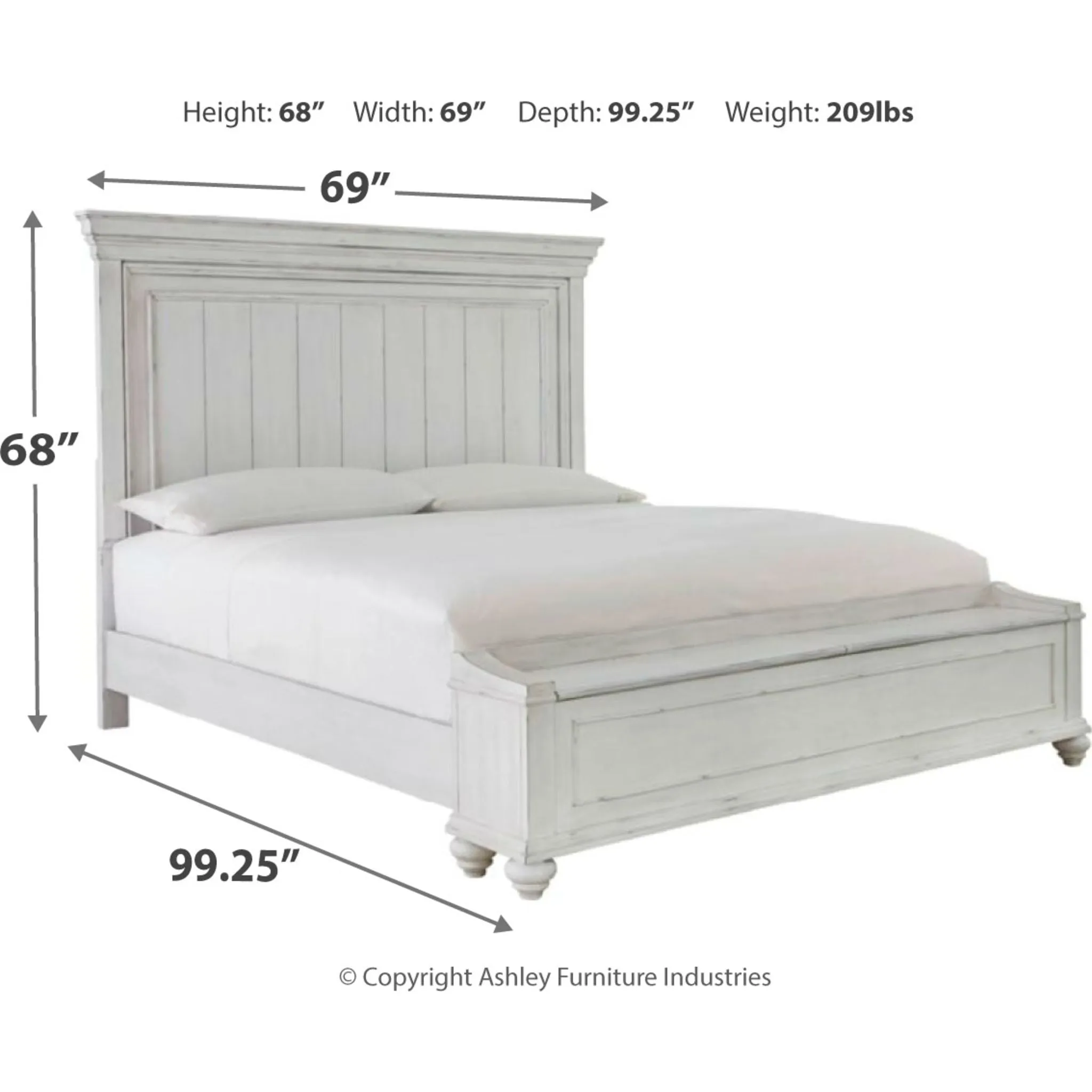 Ashley Kanwyn Storage Bed