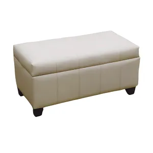 Averill Storage Bench - Faux Leather