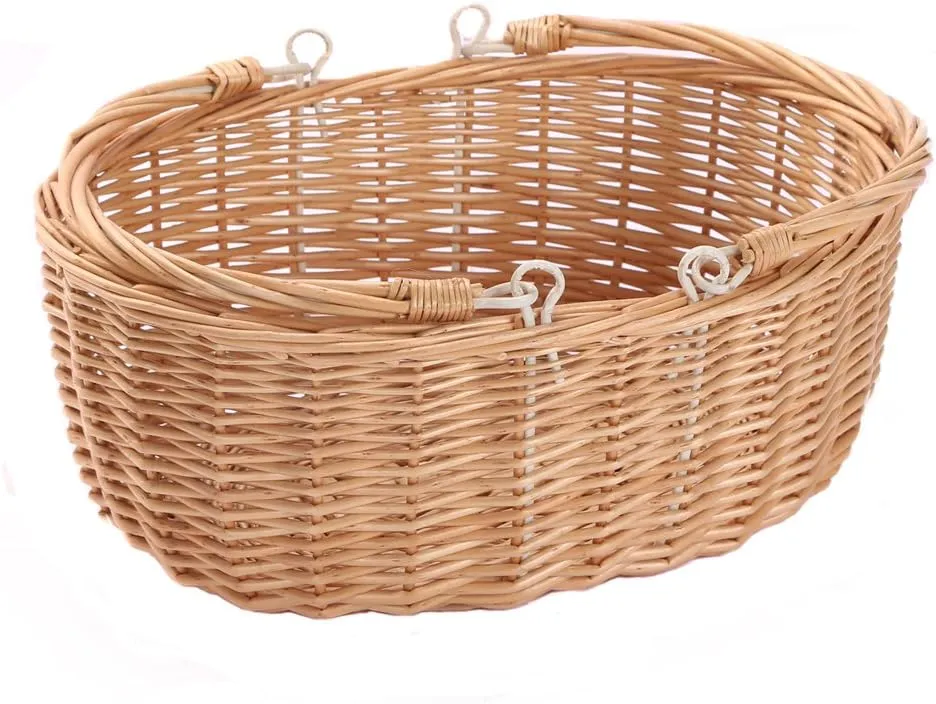 Basket with Handle 14.17"Lx11.81"Wx5.51"H