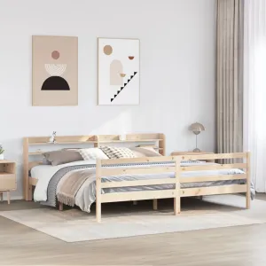 Bed Frame with Headboard without Mattress 180x200 cm Super King