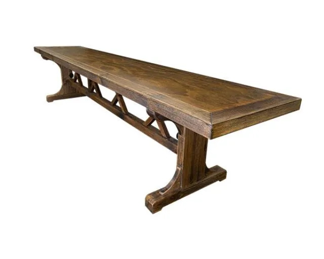 Bench, 18" x 90" Farm Style Mayflower Antique