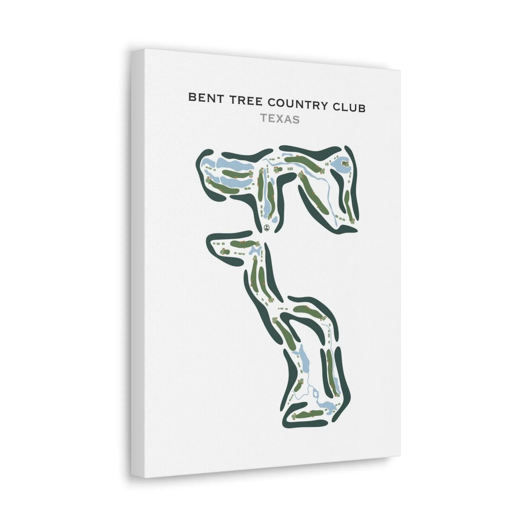 Bent Tree Country Club, Texas - Printed Golf Course