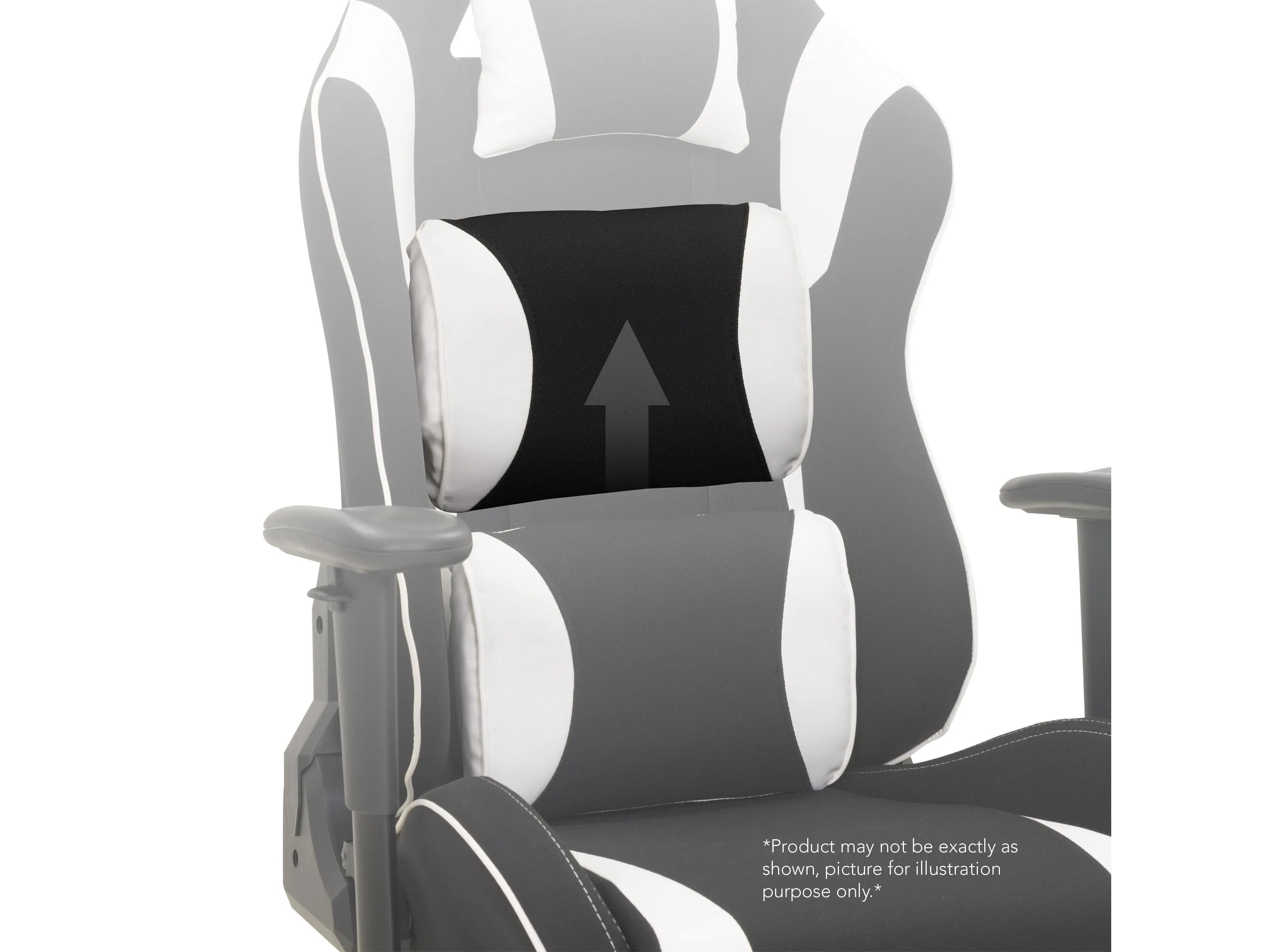 Black and Silver Gaming Office Chair