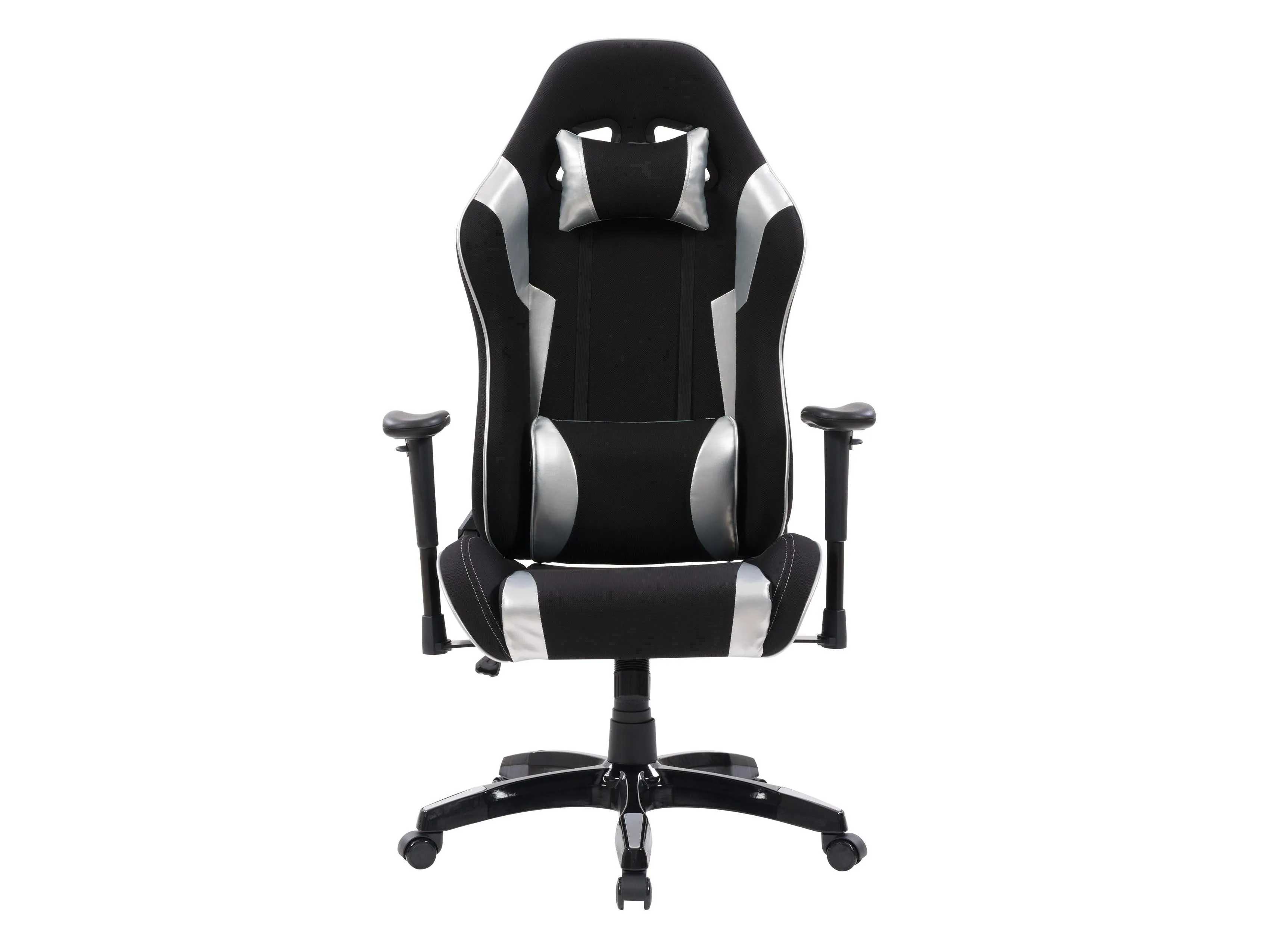 Black and Silver Gaming Office Chair