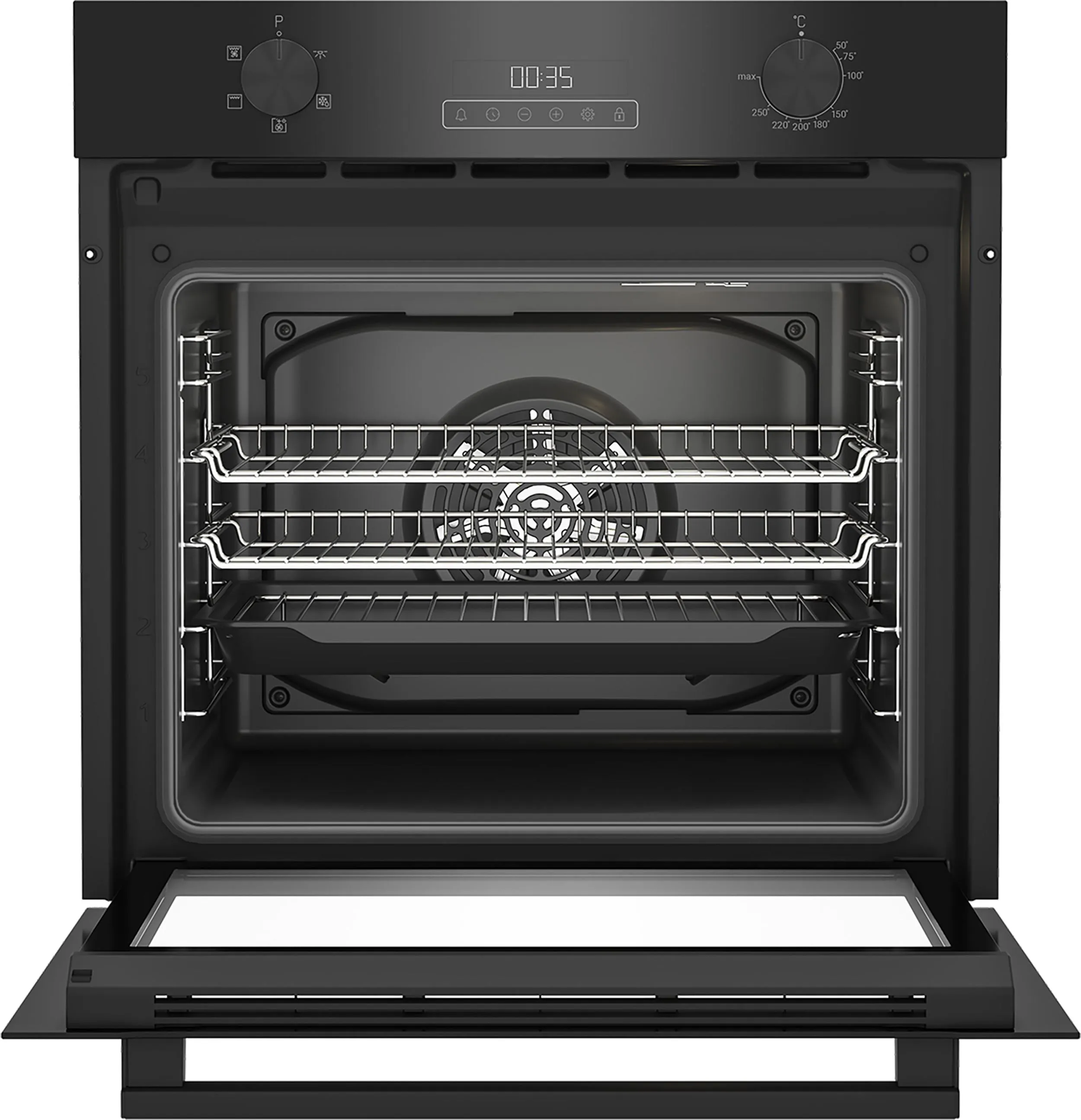 Blomberg Single Fan Oven Black | ROEN8201B