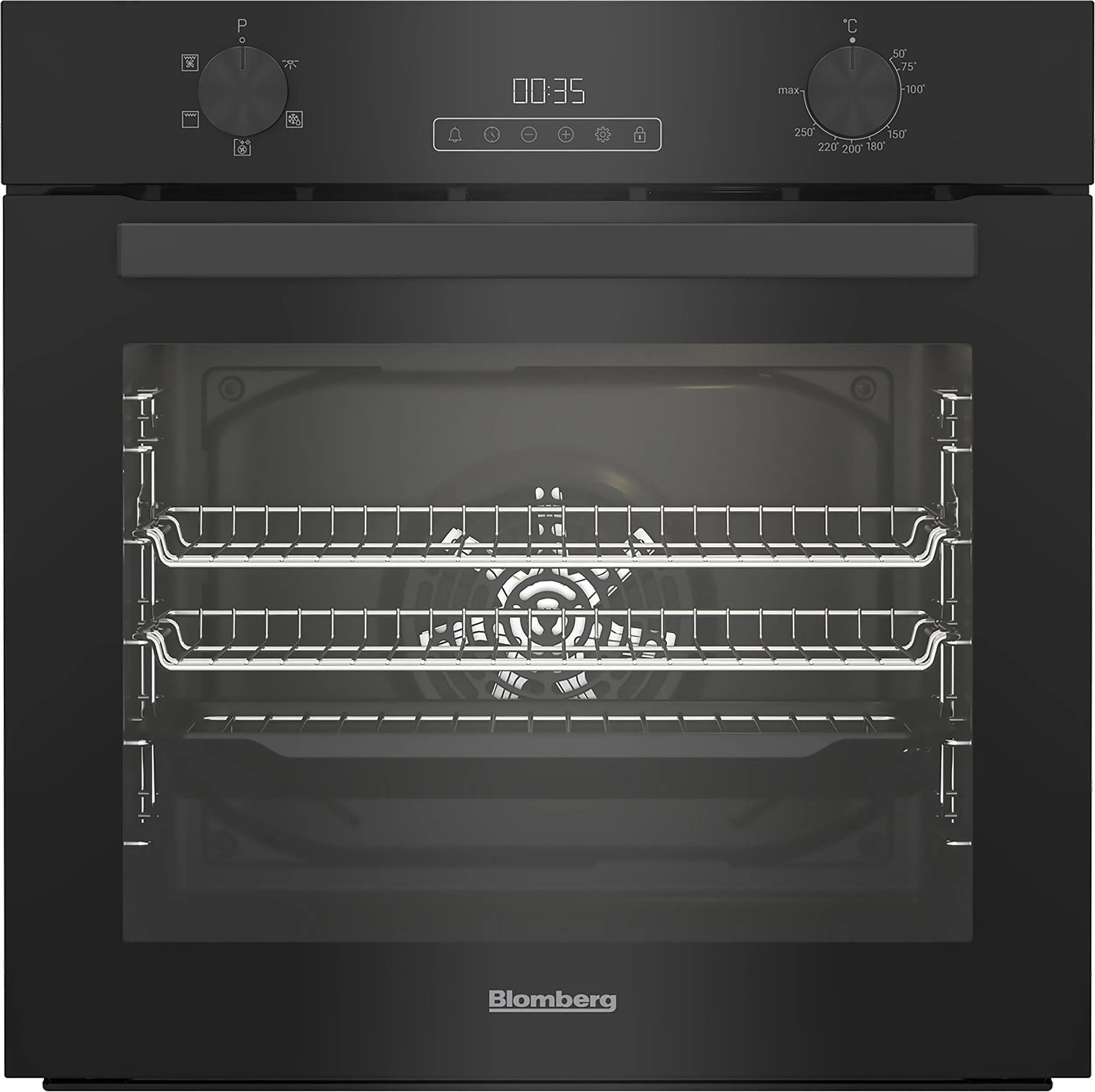 Blomberg Single Fan Oven Black | ROEN8201B