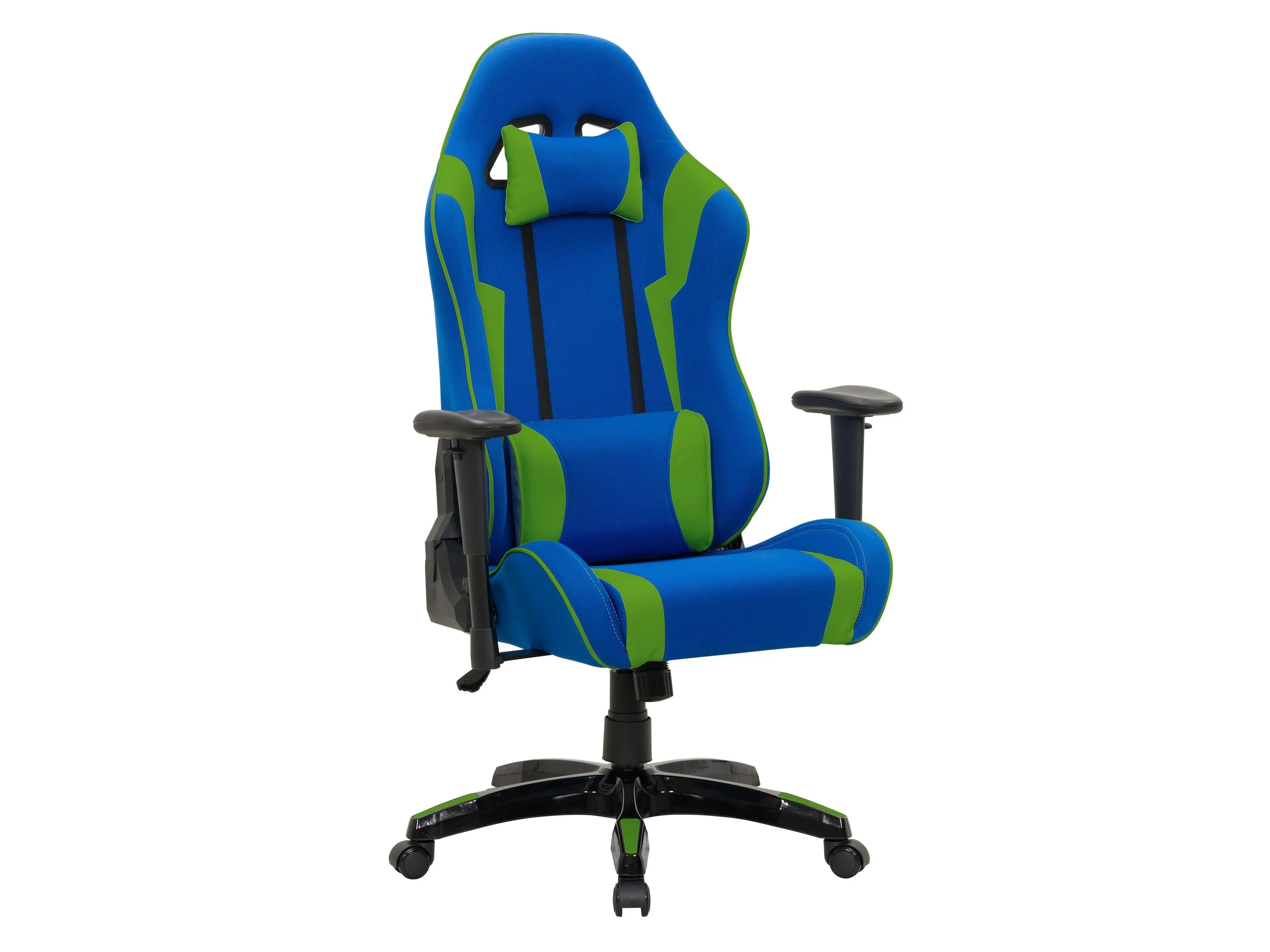 Blue and Green Gaming Office Chair