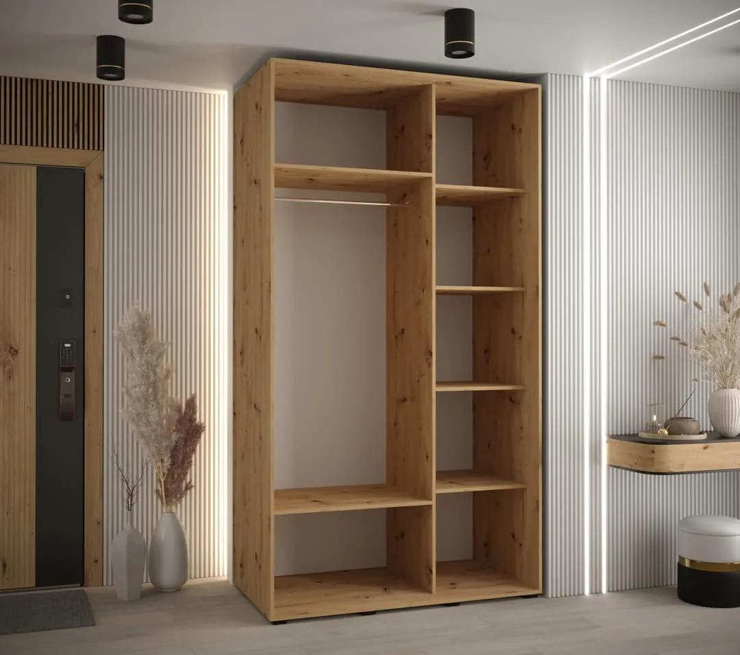 Cannes I Sliding Door Wardrobe 140cm