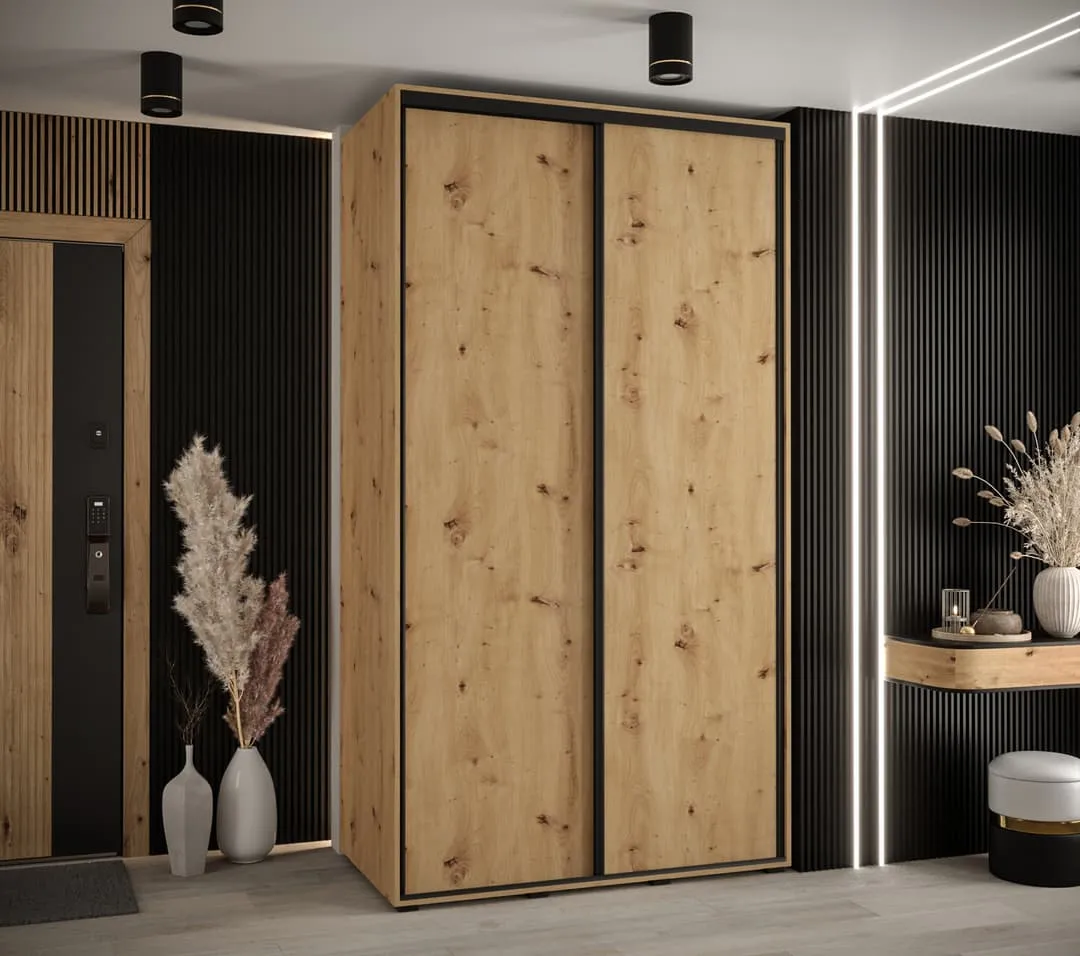 Cannes I Sliding Door Wardrobe 140cm