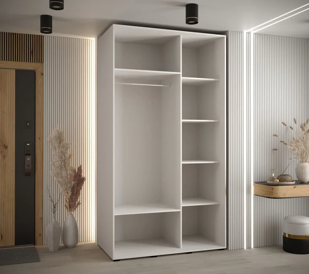 Cannes I Sliding Door Wardrobe 140cm