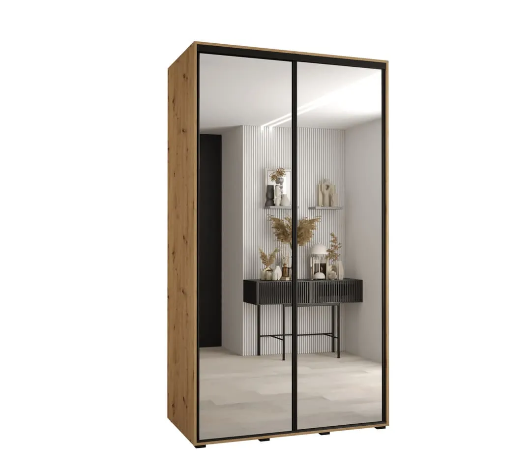 Cannes II Sliding Door Wardrobe 130cm