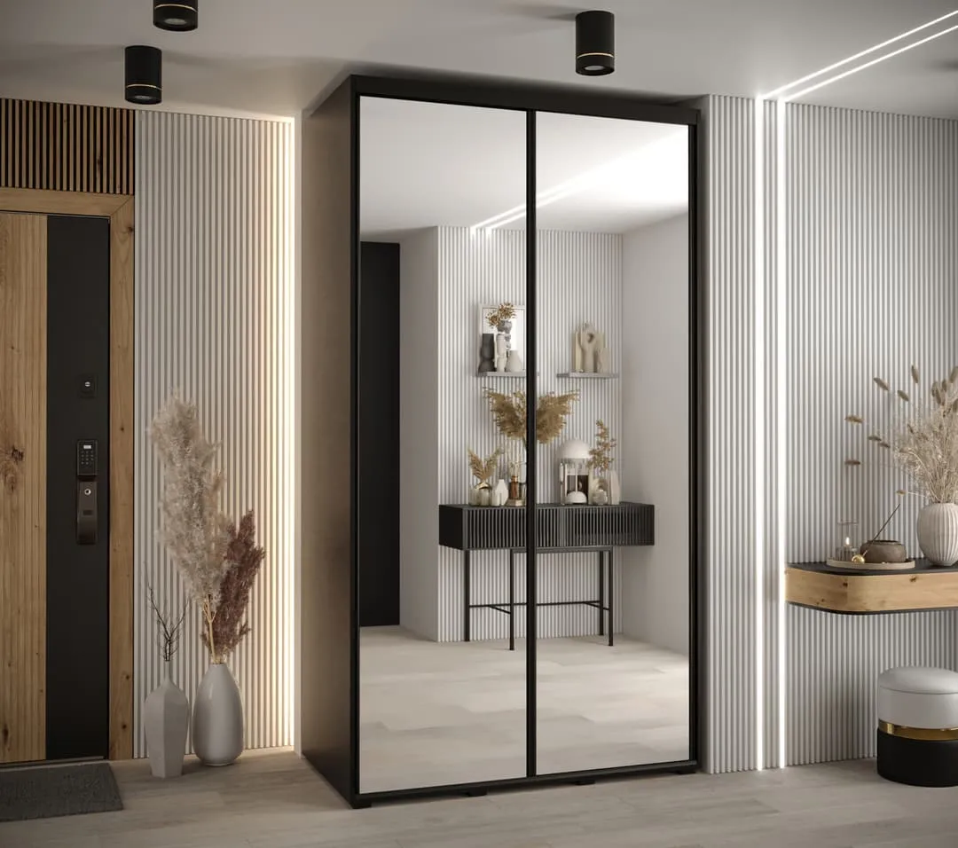 Cannes II Sliding Door Wardrobe 130cm