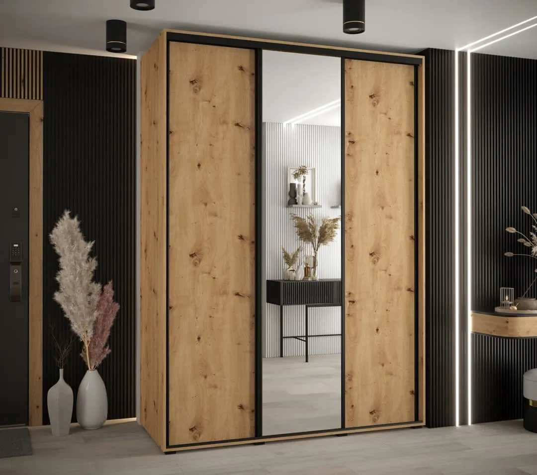 Cannes III Sliding Door Wardrobe 170cm