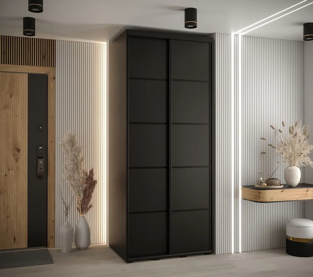 Cannes IV Sliding Door Wardrobe 120cm