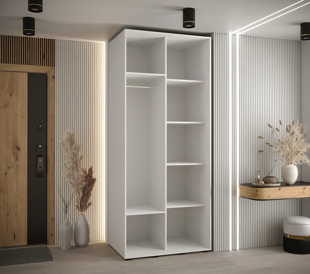 Cannes IX Sliding Door Wardrobe 120cm