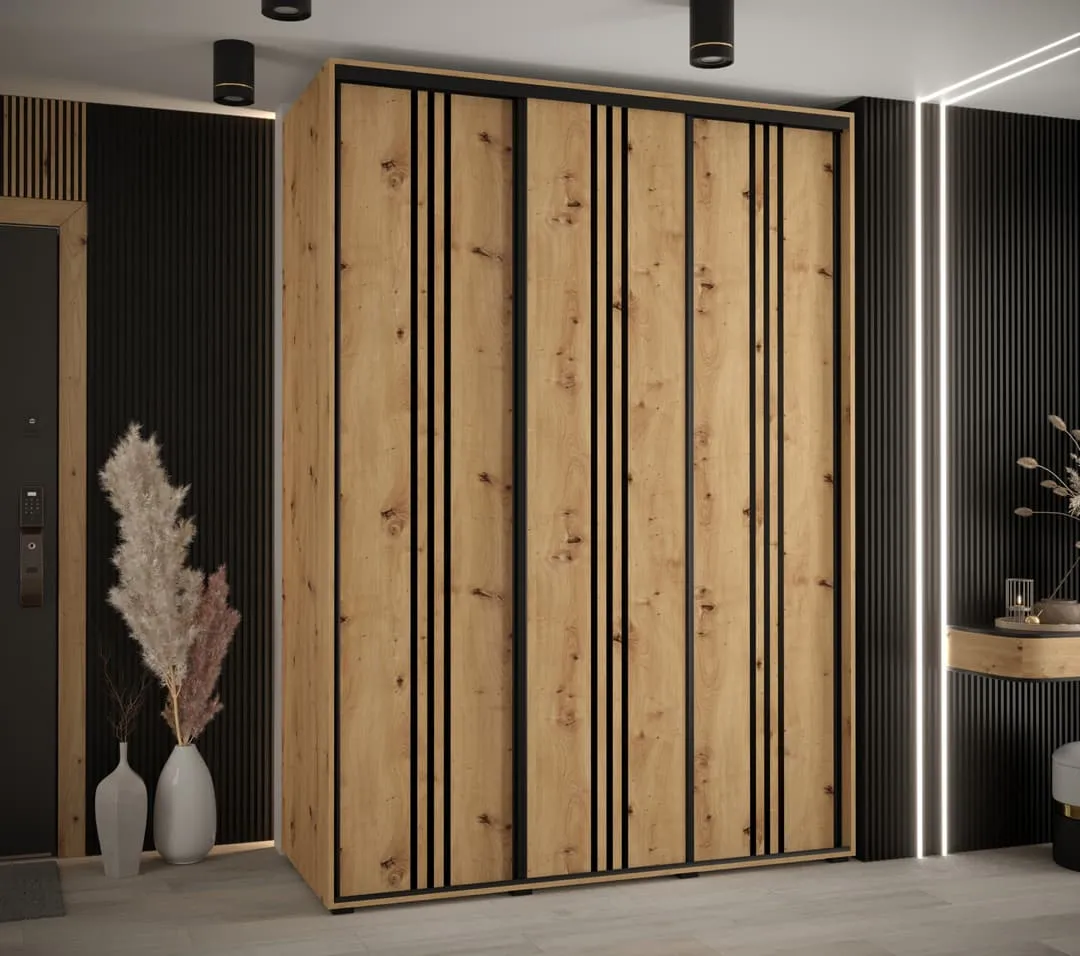 Cannes VI Sliding Door Wardrobe 170cm