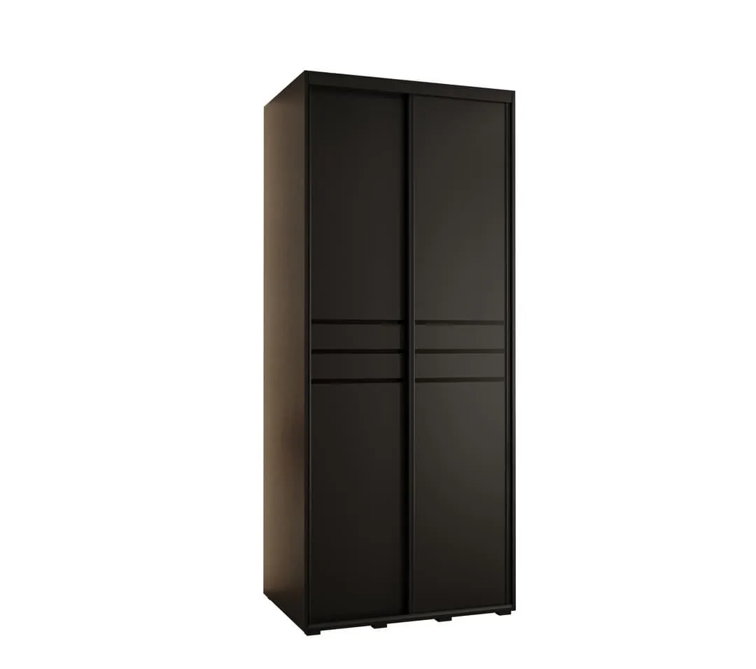 Cannes X Sliding Door Wardrobe 100cm