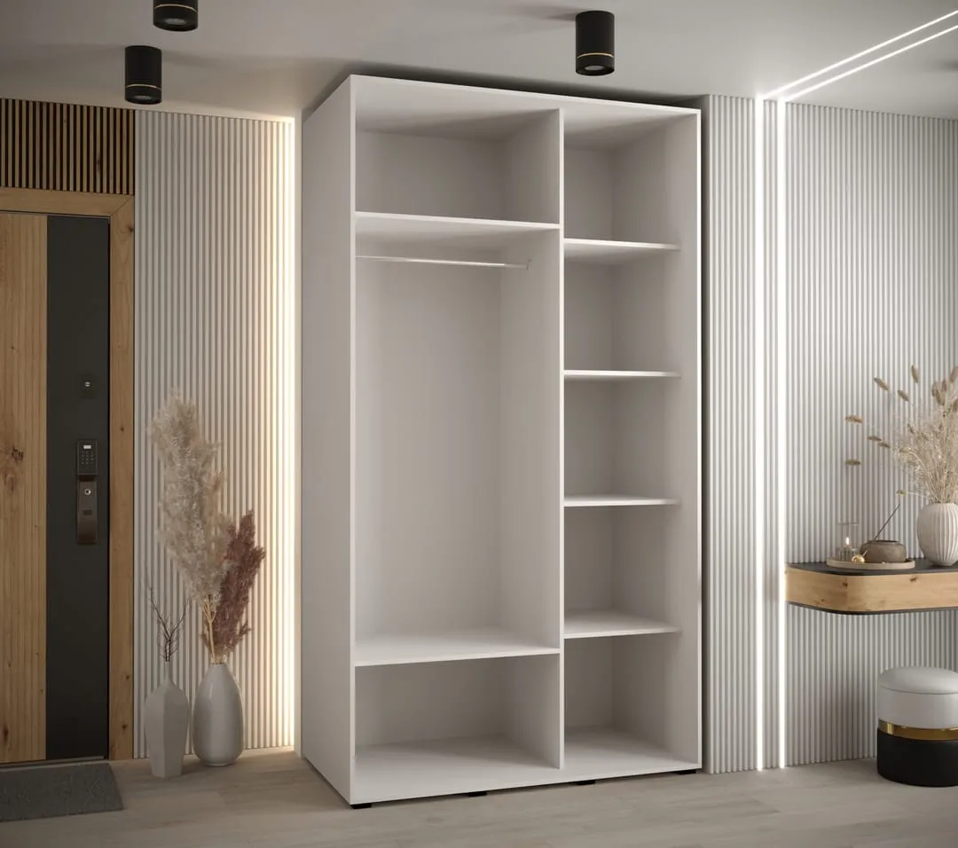 Cannes XII Sliding Door Wardrobe 130cm