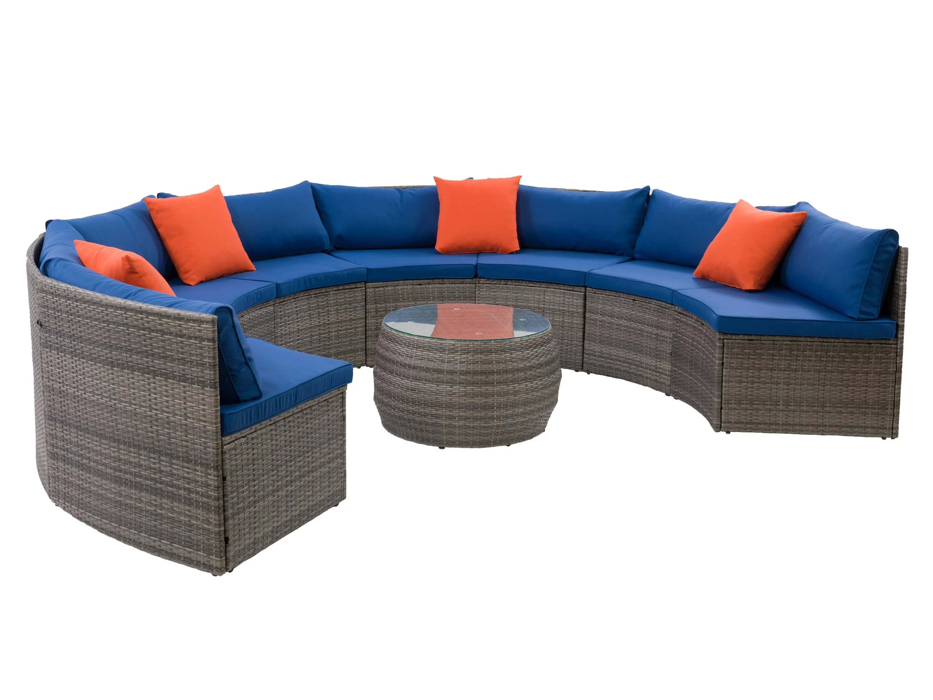 Circular Outdoor Seating, 5pc