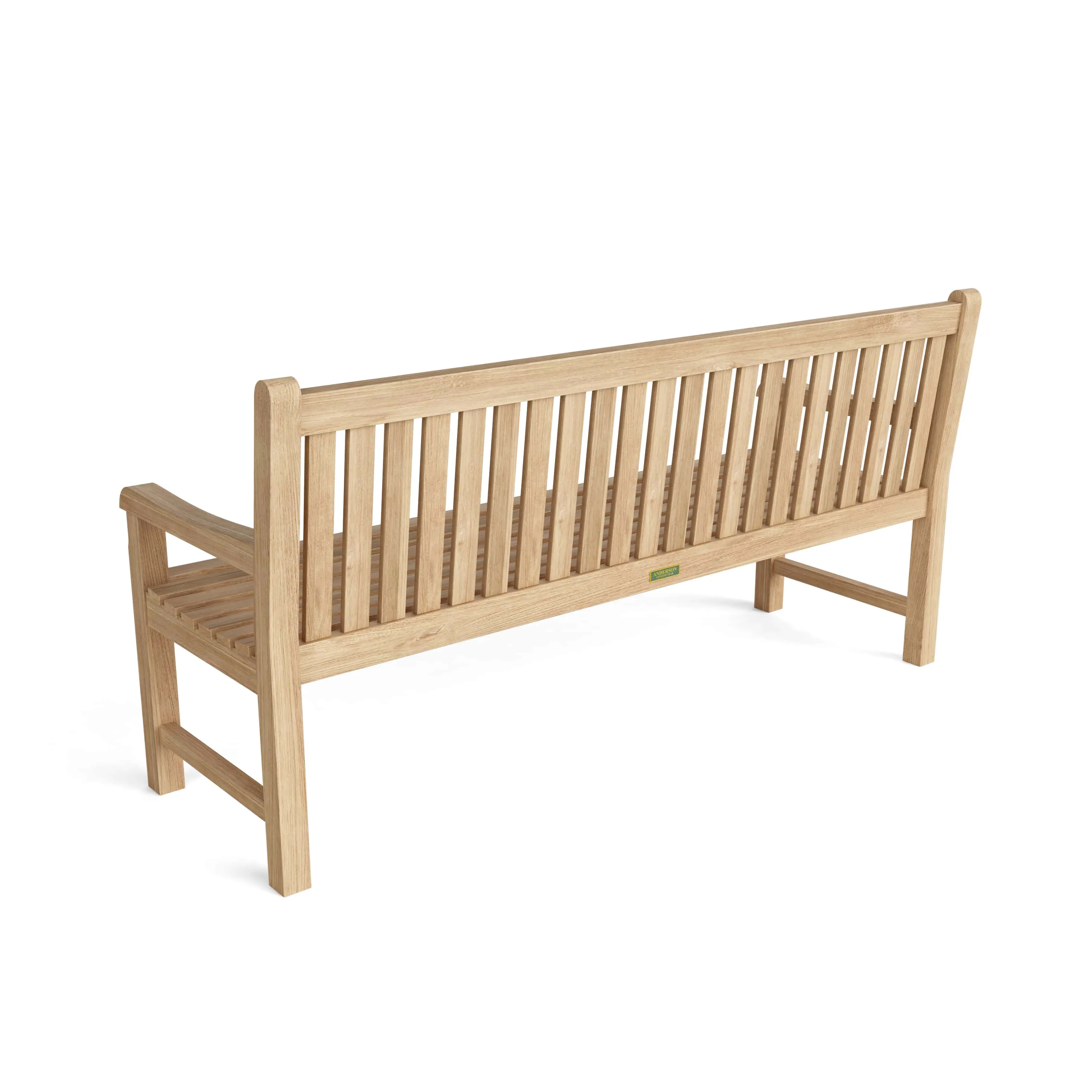 Classic 4-Seater Bench, 35 H x 71 W x 23 L, Crafted In Raw Teak w/Natural Finish, Arrives In 5 - 9 Working Days.