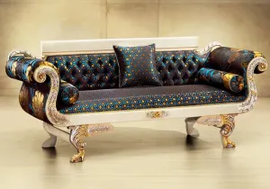 Classical Look Hand Crafted Maharaja Chaise Lounge