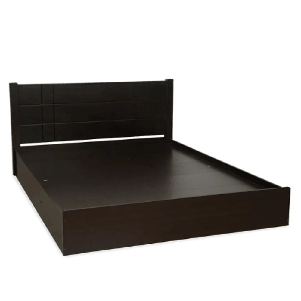 Cleopatra Bed with Storage in Brown Finish