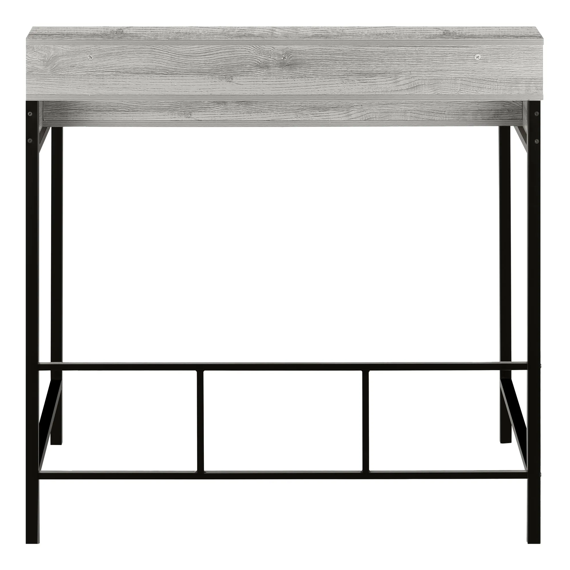 Computer Desk - 48"L / Grey / Black Standing Height