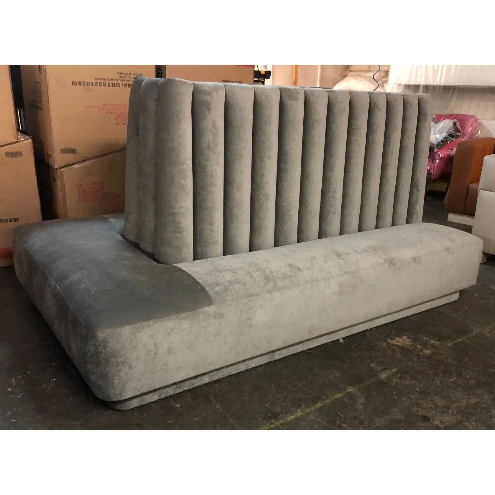 Custom Upholstered Sofa- Benches