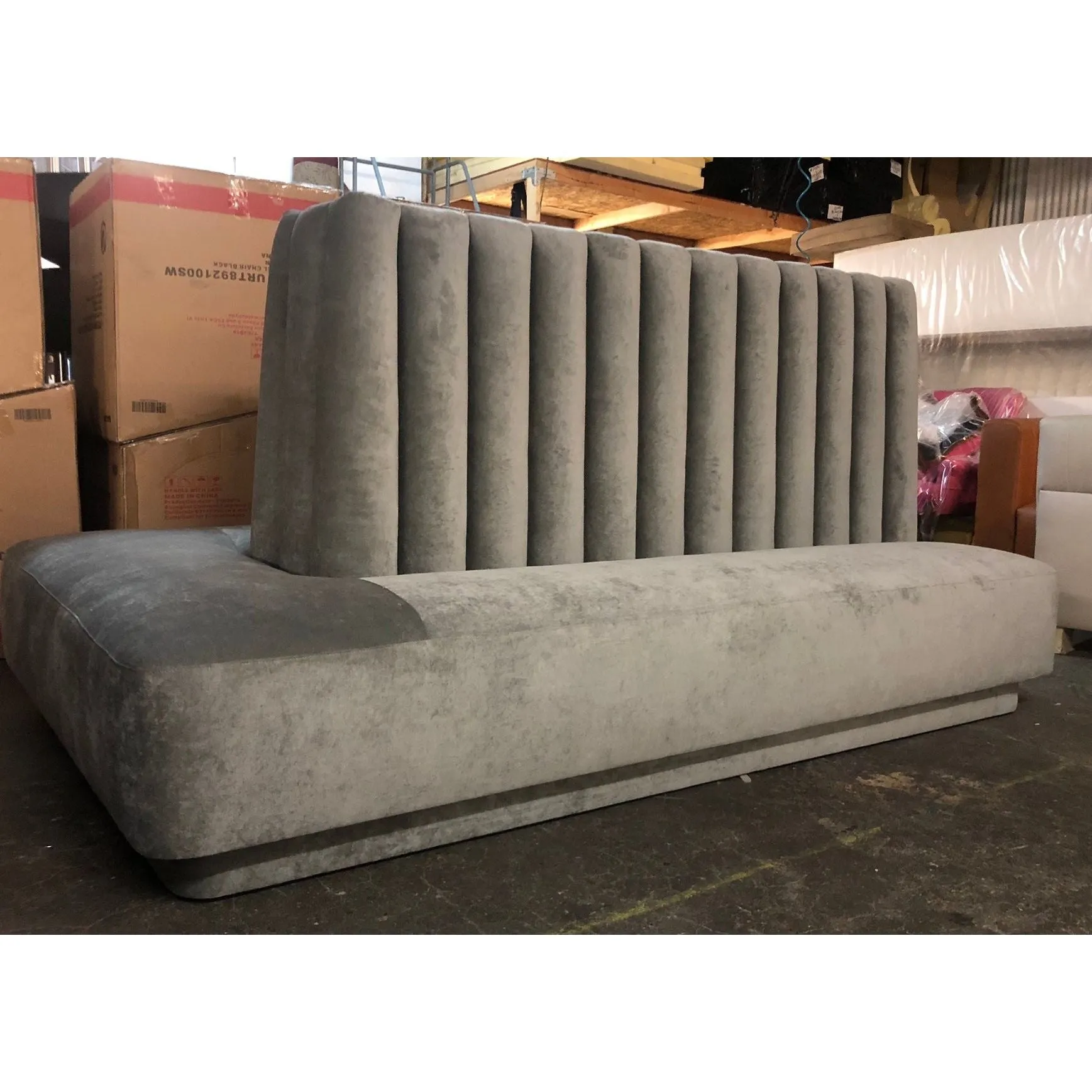 Custom Upholstered Sofa- Benches