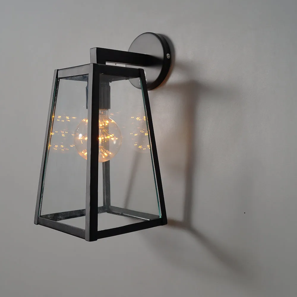 Cws125 Trapezoid Glass Geometric Industrial Wall  Lamp