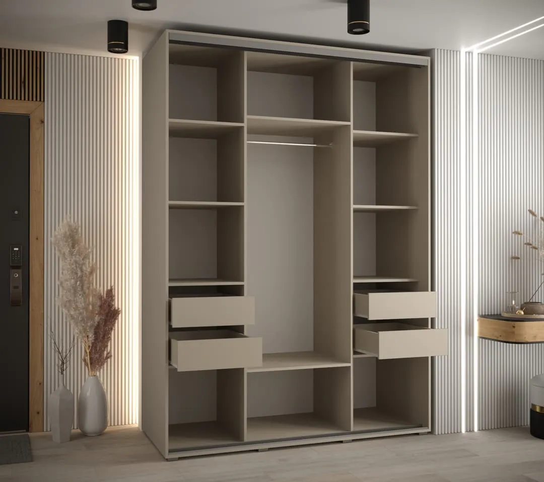 Dakota IX Sliding Door Wardrobe 170cm