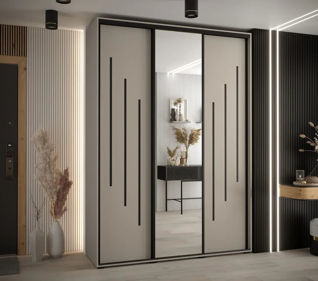 Dakota IX Sliding Door Wardrobe 170cm