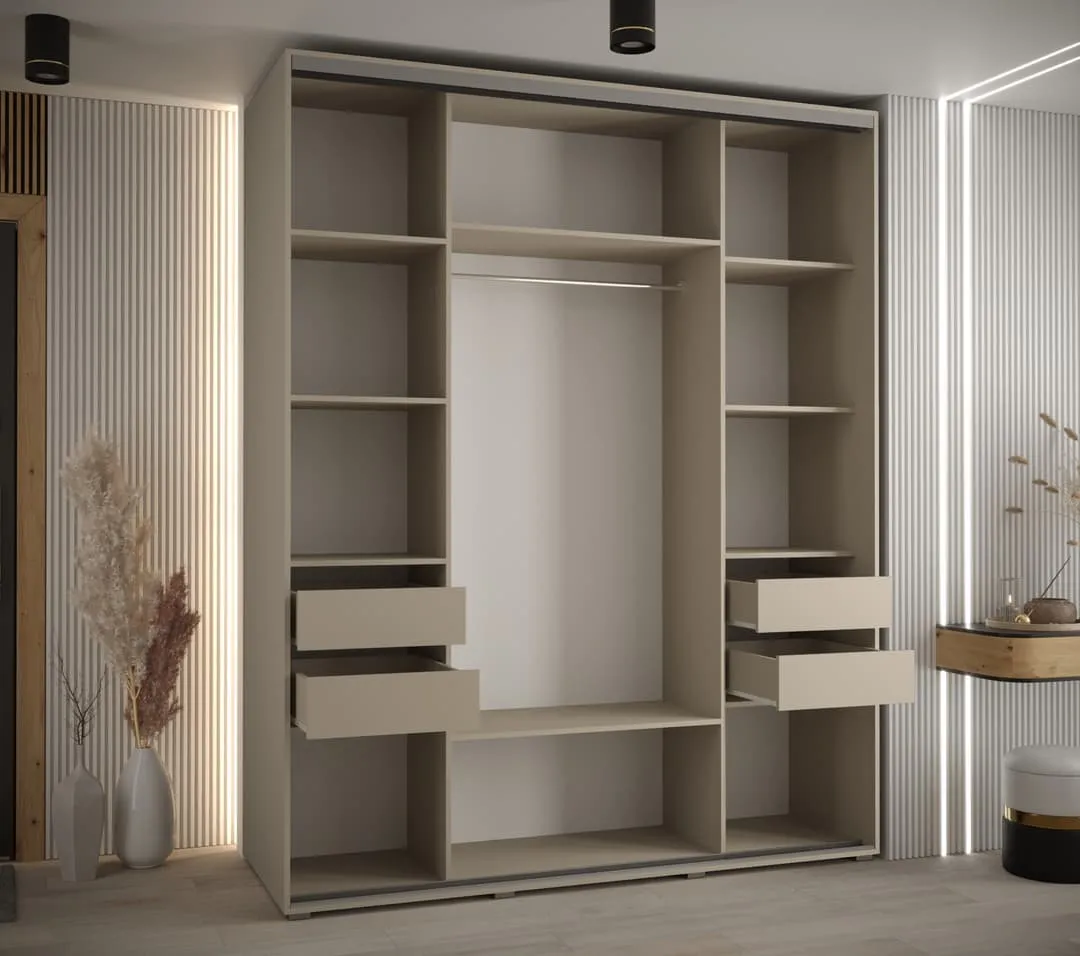 Dakota IX Sliding Door Wardrobe 190cm