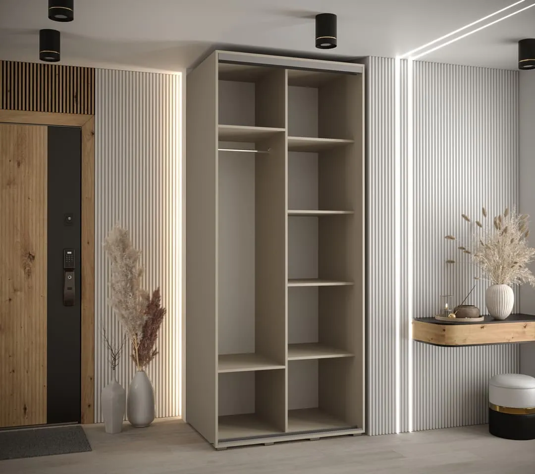 Dakota V Sliding Door Wardrobe 120cm