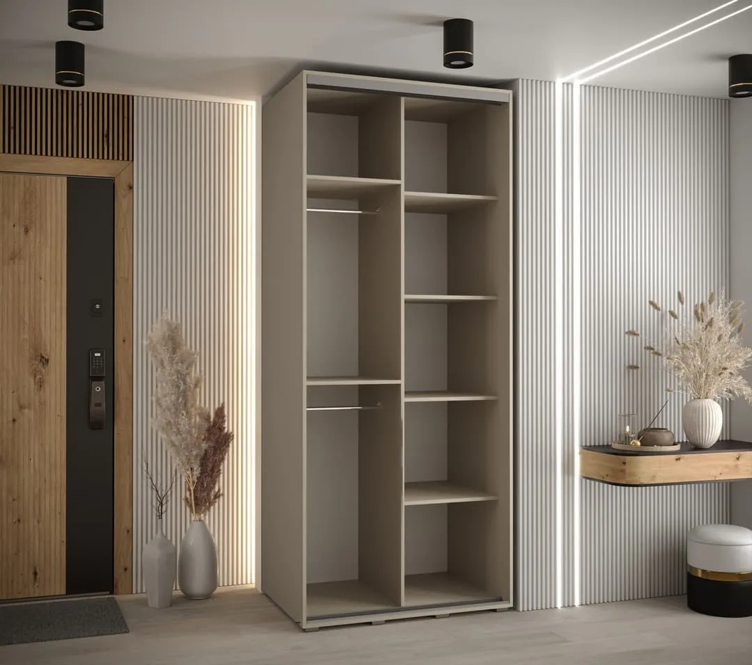 Dakota V Sliding Door Wardrobe 120cm