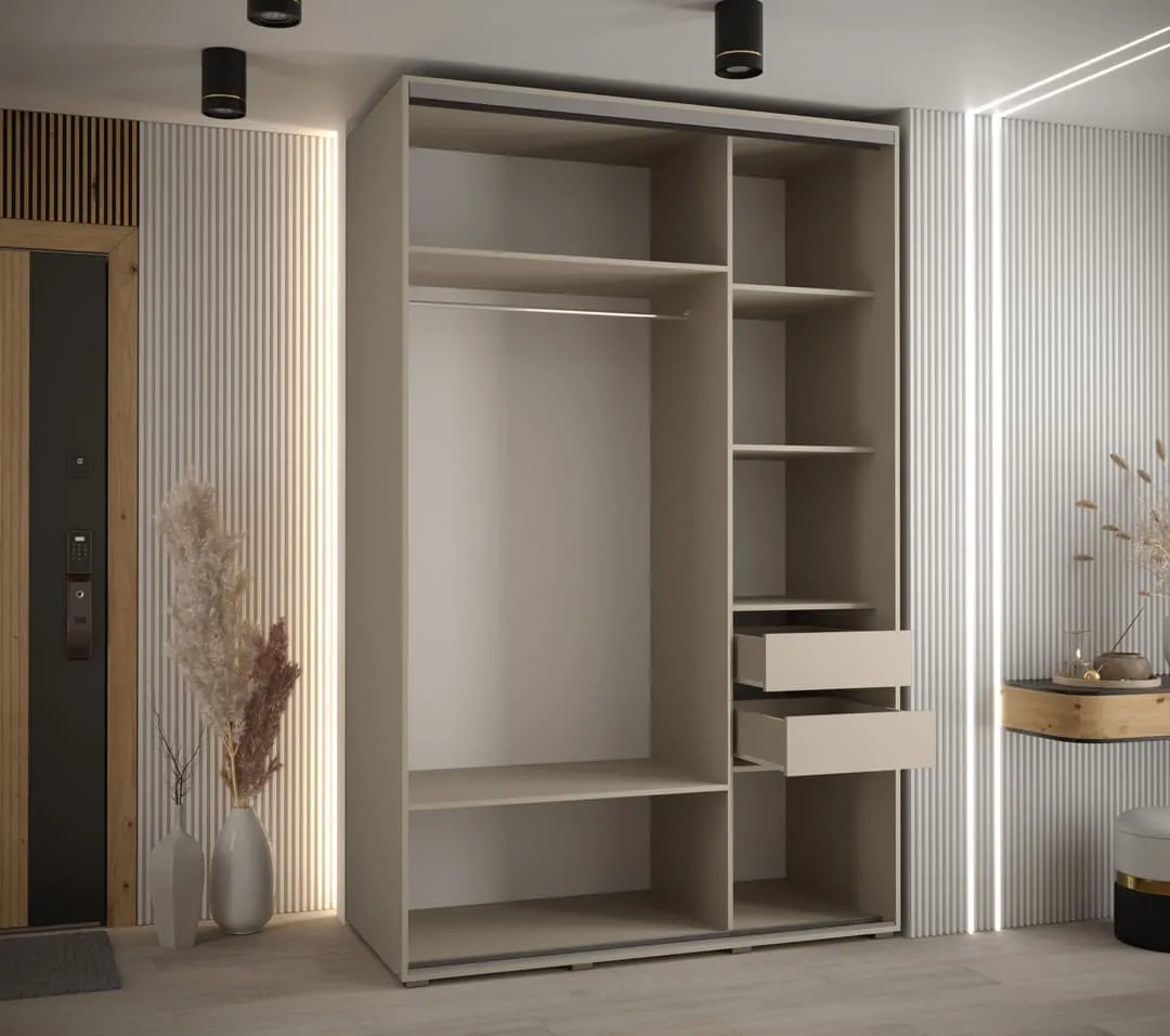 Dakota V Sliding Door Wardrobe 160cm