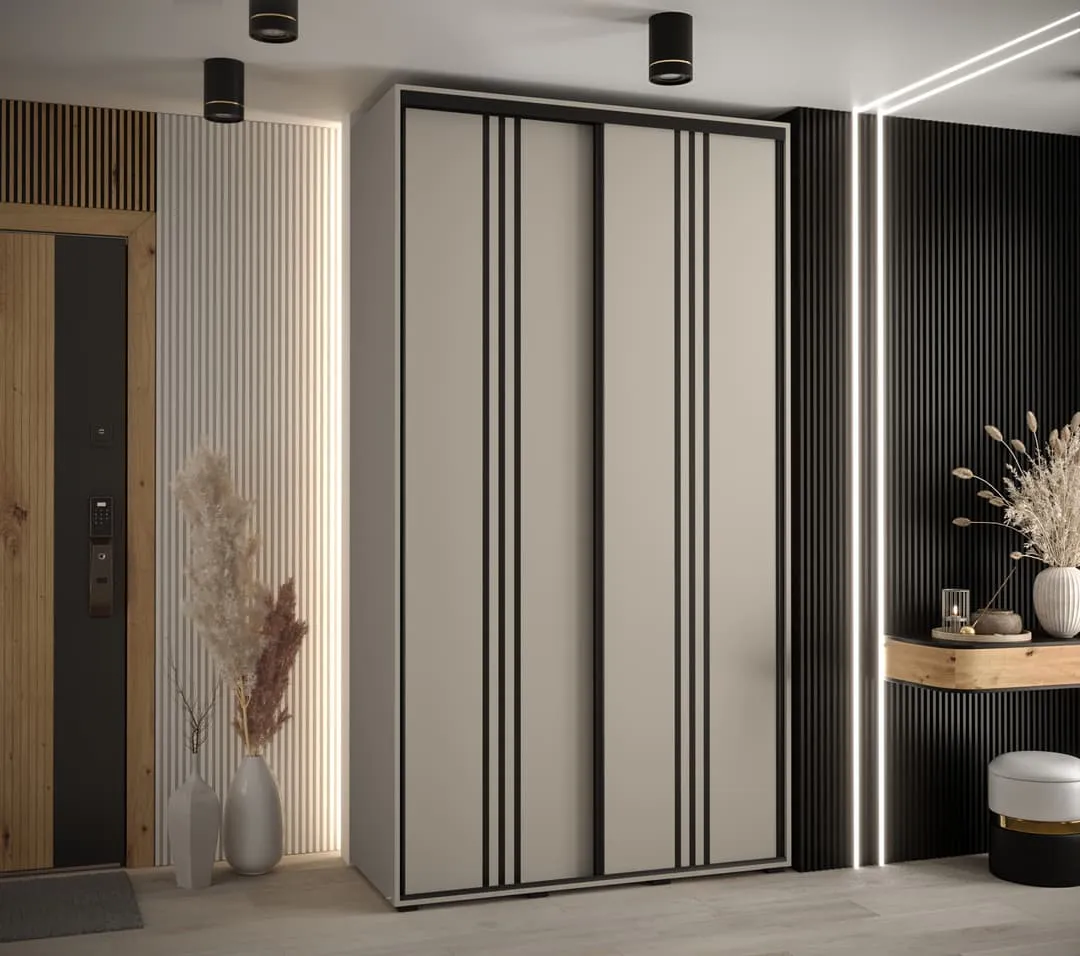 Dakota VI Sliding Door Wardrobe 130cm