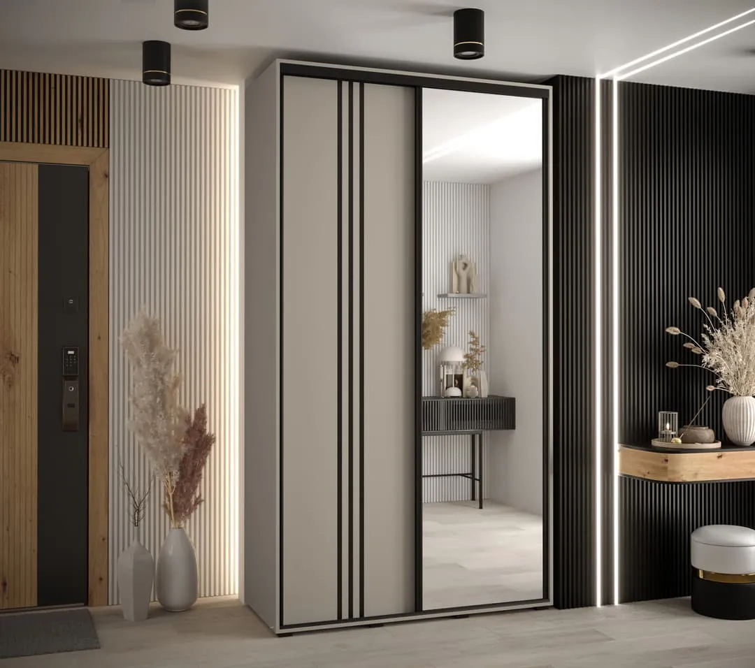 Dakota VII Sliding Door Wardrobe 140cm