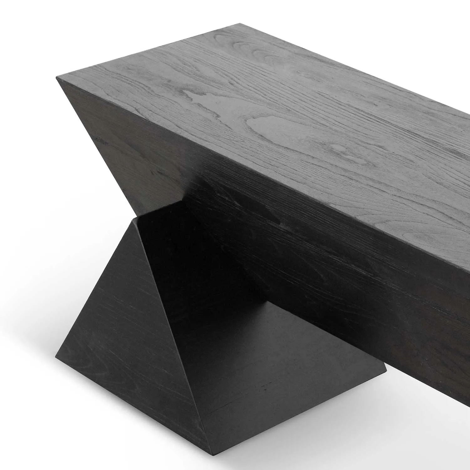 Davila 1.9m Elm Bench - Full Black