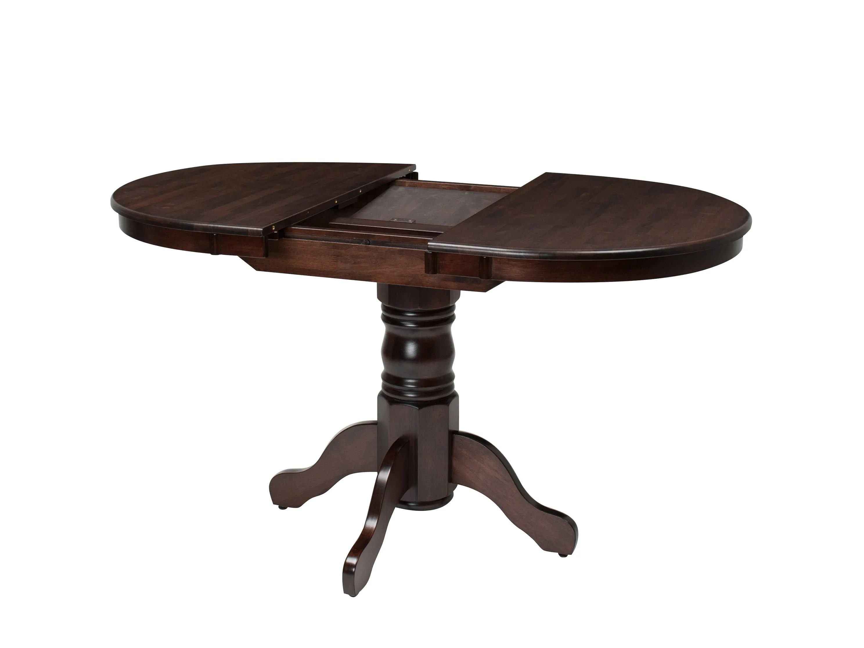 Espresso Extendable Oval Dining Table