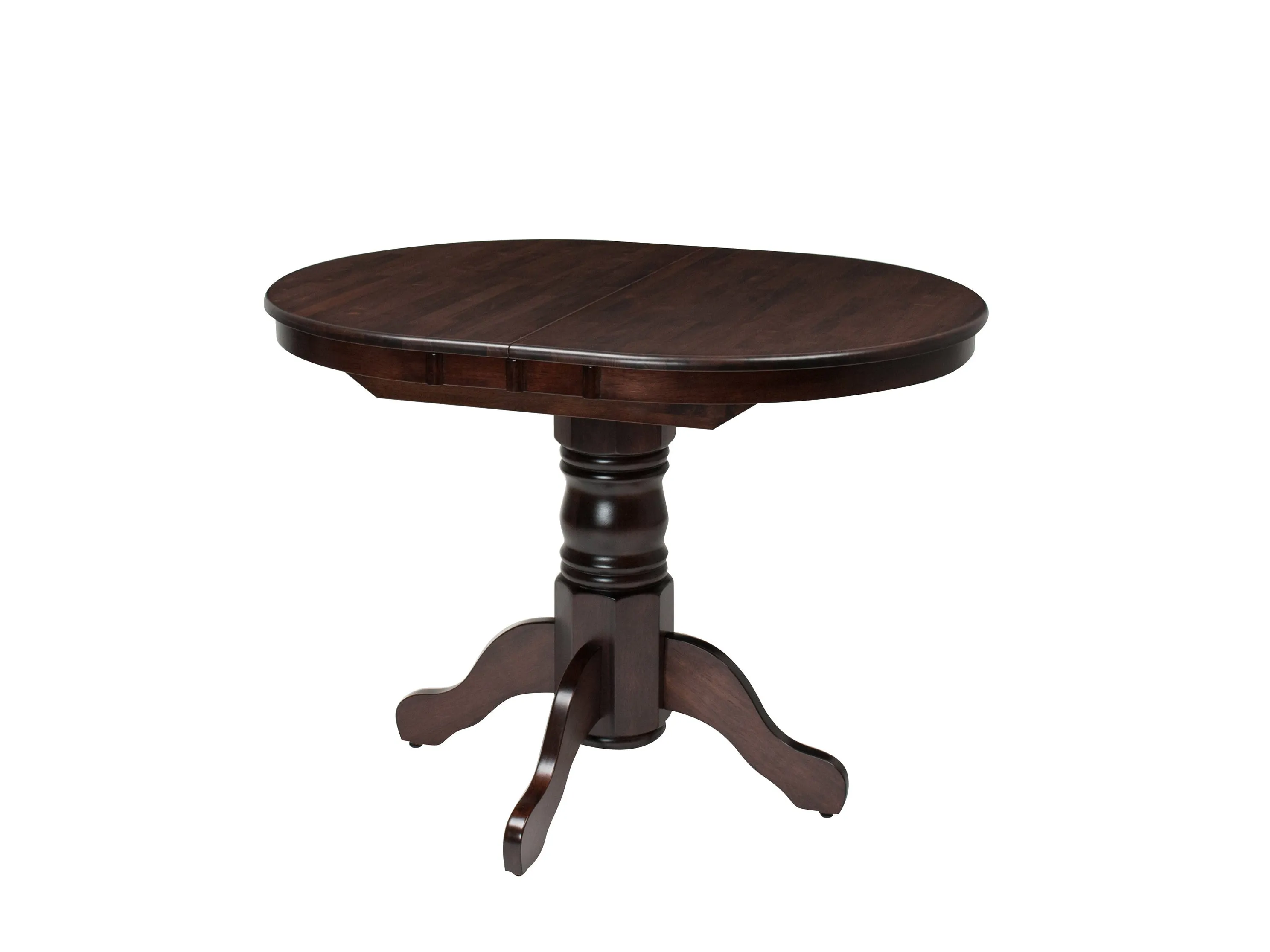 Espresso Extendable Oval Dining Table